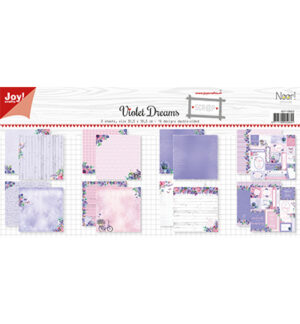 Papierset-Noor- Design Violet Dreams