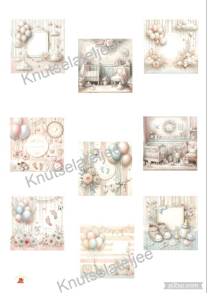 Pattern baby (9 vellen)