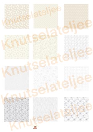 Pattern huwelijk 1 (12 vellen)