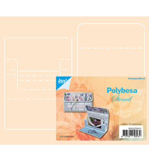 Polybesa stencil - Envelop voor kadokaart
