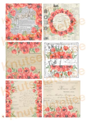 Poppy embelishment 4