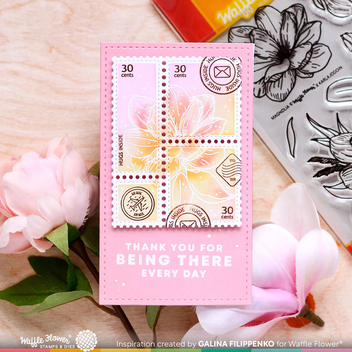 Postage Collage Mini Slimline Die