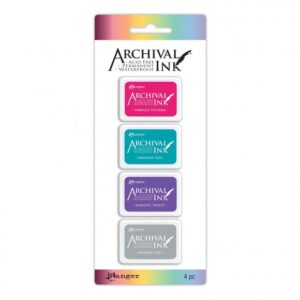 Ranger archival mini ink pad kit 4