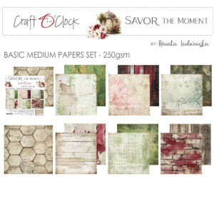SAVOR THE MOMENT -20,3x20,3cm - BASIC