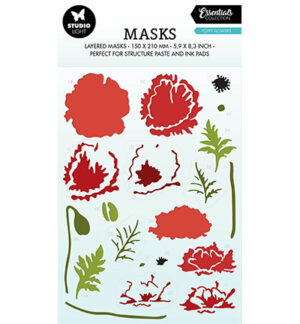 SL Mask Poppy flowers Essentials nr.196