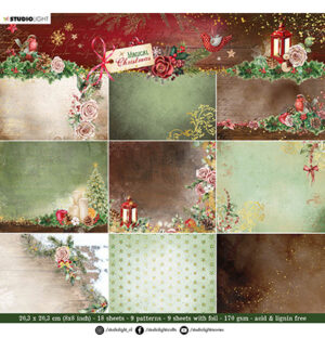SL Paper Pad Backgrounds Magical Christmas nr.103