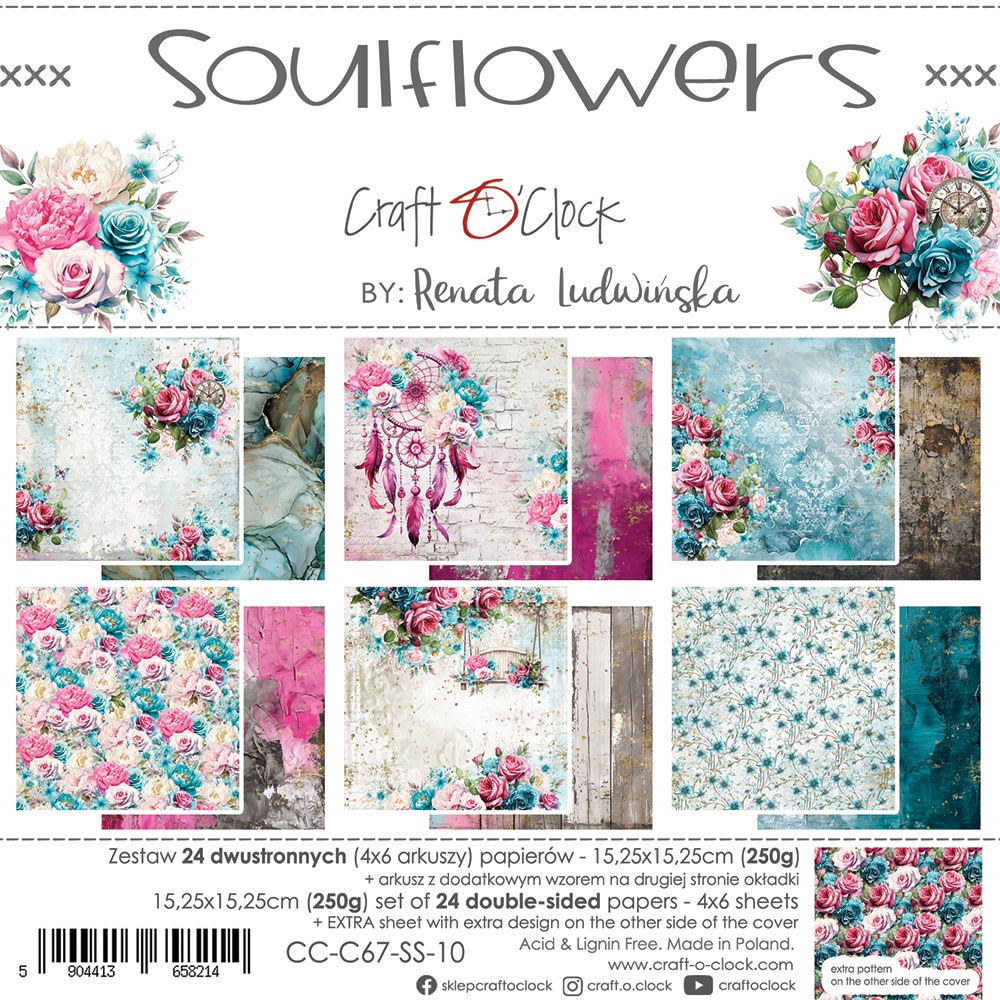 SOULFLOWERS - 15,25x15,25cm
