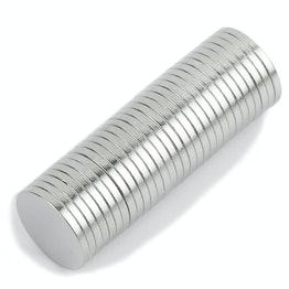 Schijfmagneet 10mm- hoogte 1mm (10st)