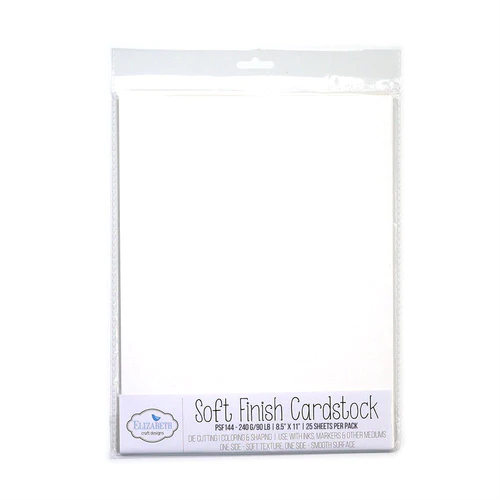 Soft Finish Cardstock - 25 Pack -240G/90LB - 8.5 x 11 | 21.6cm x28cm