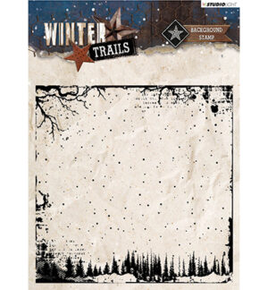 Stamp Background Winter Trails nr.304
