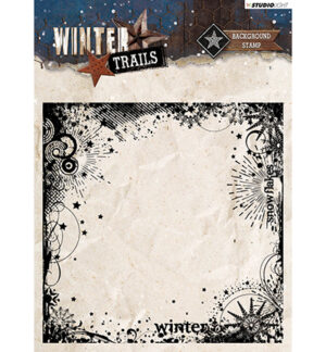 Stamp Background Winter Trails nr.305