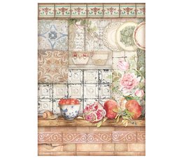 Stamperia A4 Rice Paper Casa Granada Tiles