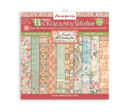 Stamperia Casa Granada Maxi Backgrounds 30,5x30,5 Paper Pack