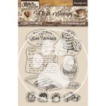 Stamperia Coffee and Chocolate Clear Stamps Chocolate Elements