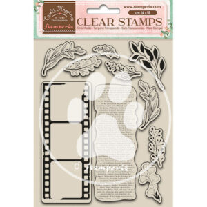 Stamperia Create Happiness Clear Stamps Leaves and Movie Film