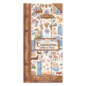 Stamperia Create Happiness Welcome Home Collectables 15x30,5cm paper pack
