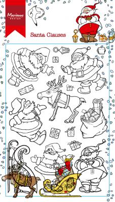 Stempel kerstmannen