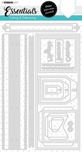 Studio Light Cutting Die Slimline Journal Essentials nr.101