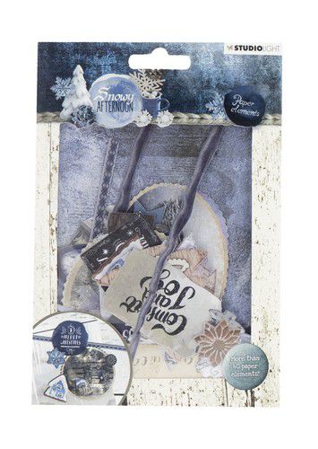 Studio Light Die Cut Paper Set Snowy Afternoon nr.656
