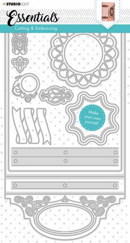 Studio Light Embossing Die Cut Stencil Journal Essentials nr.341