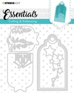 Studio Light Embossing Die Cut Stencil Label Essential nr. 320