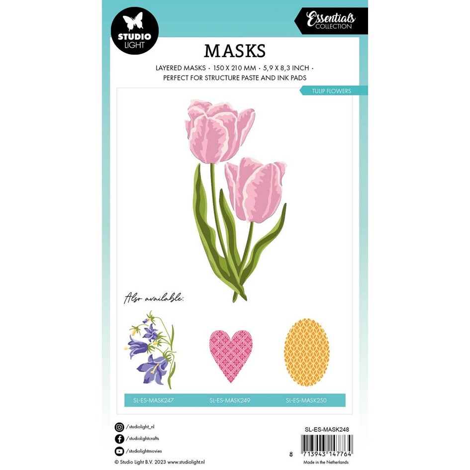 Studio Light Essentials Masks Tulip Flowers