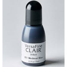 Tsukineko VersaFine Clair Re-Inker Medieval Blue RF-000-651
