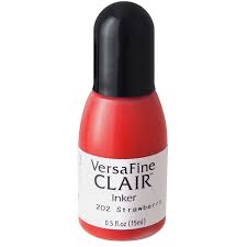 Tsukineko VersaFine Clair Re-Inker Strawberry RF-000-202