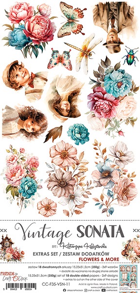 VINTAGE SONATA -EXTRAS set - FLOWERS