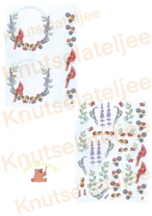 Wintervogels kaartset 3 (2st)
