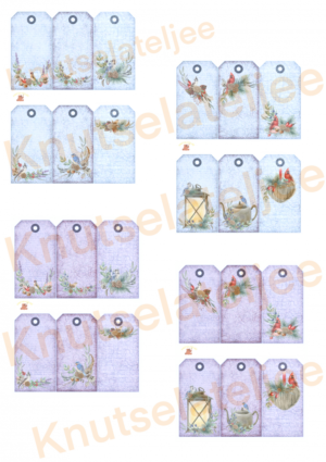 Wintervogels tag1 (4st)