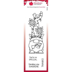 Woodware  Clear singles stempel Sunflower hat