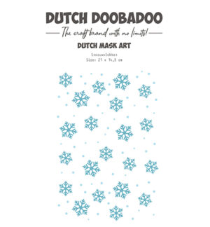 DDBD Mask art Sneeuwvlokken