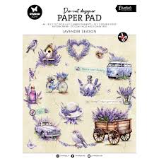 Die-Cut Paper Pad Lavender Season Essentials nr. 789