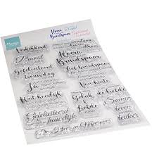 Marianne Design Clear Stamps ""Vier de Liefde""