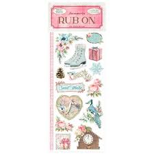Rub-On cm 10, 16x21,6 - Sweet winter