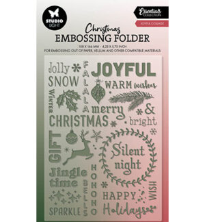 SL Embossing Folder Joyful collage Essentials nr.22