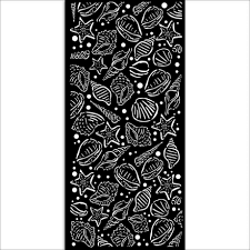 Stencil spesso cm 12x25 - Sea Land conchiglie