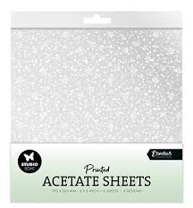 Acetate sheet Snowflakes Essentials nr. 08