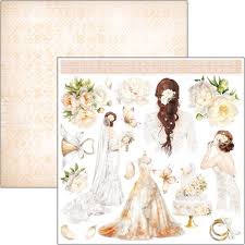 Always & Forever Fussy Cut Pad 6""x6"" 24/Pkg