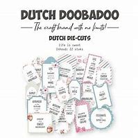Dutch Doobadoo Life is Sweet 2 Dutch Die-Cuts (22pcs)