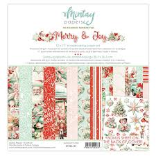 Mintay 12 x 12 Paper Set - Merry & Joy