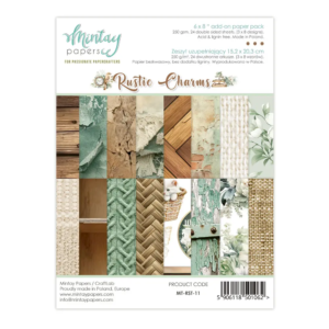 Mintay 6x8 Add-On Paper Pad - Rustic Charms