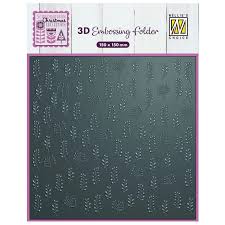 Nellie's Choice - 3D Embossing Folder Leaves