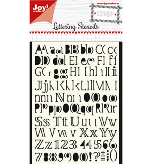 Polybesa maskstencil - Letteringstencil