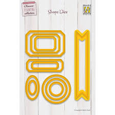 Shape Dies Cutting & Embossing Labels