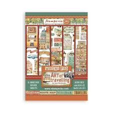 Stamperia Art of Travelling A5 Washi Pad