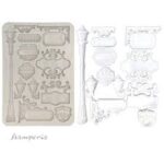 Stamperia Art Of Travelling Plates Silicone Mold A5
