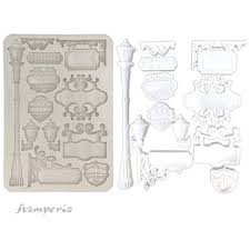 Stamperia Art Of Travelling Plates Silicone Mold A5