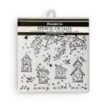 Stamperia Garden Thick Stencil 18x18cm Nests